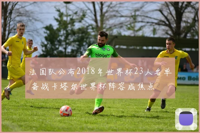 法国队公布2018年世界杯23人名单 备战卡塔尔世界杯阵容成焦点