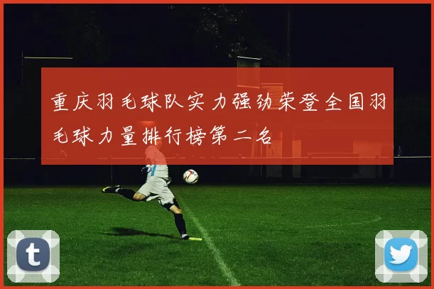 重庆羽毛球队实力强劲荣登全国羽毛球力量排行榜第二名