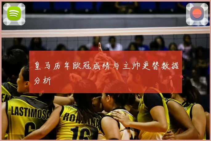 皇马历年欧冠成绩与主帅更替数据分析
